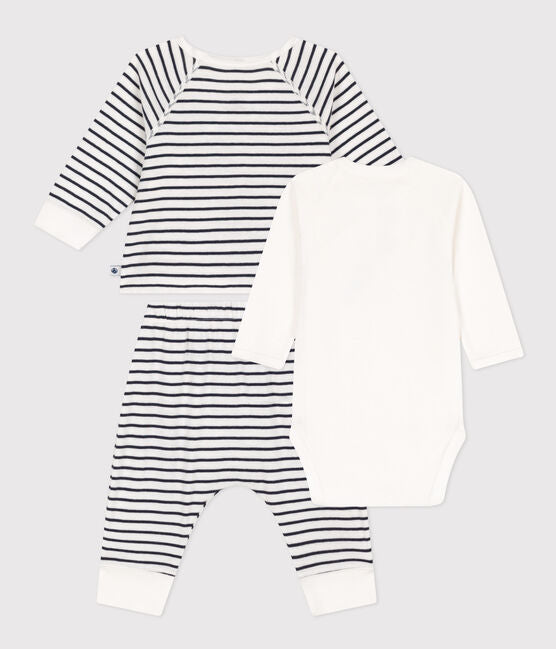 Petit Bateau - Ensemble 3 Pièces à Rayures