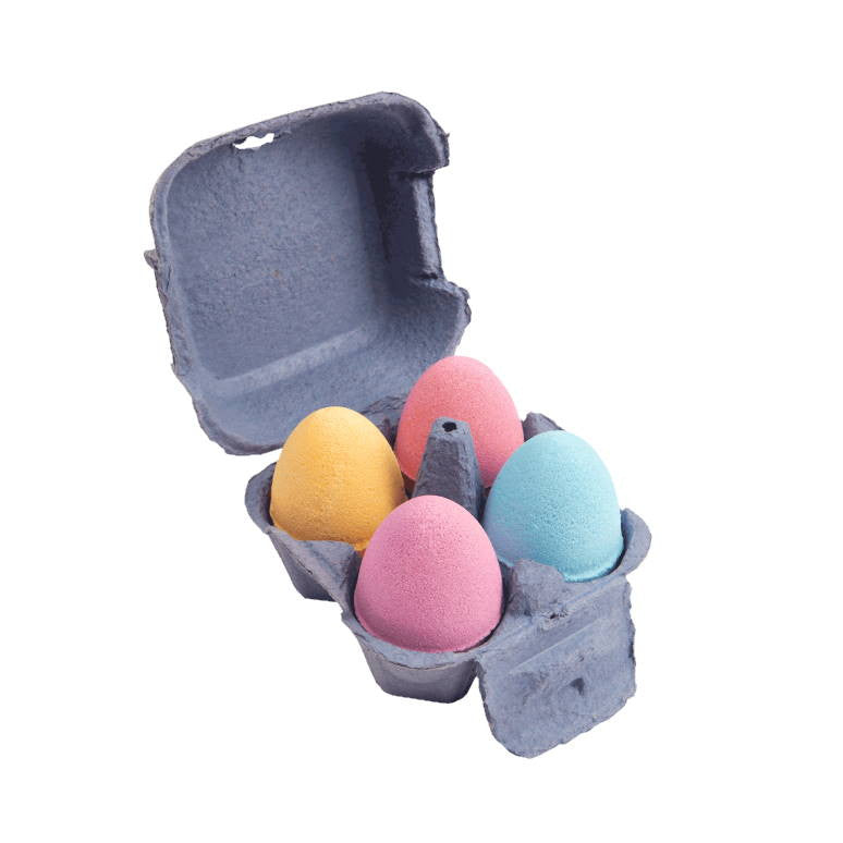 Nailmatic - Set of 4 Cluck Cluck Egg Bath Bombs
