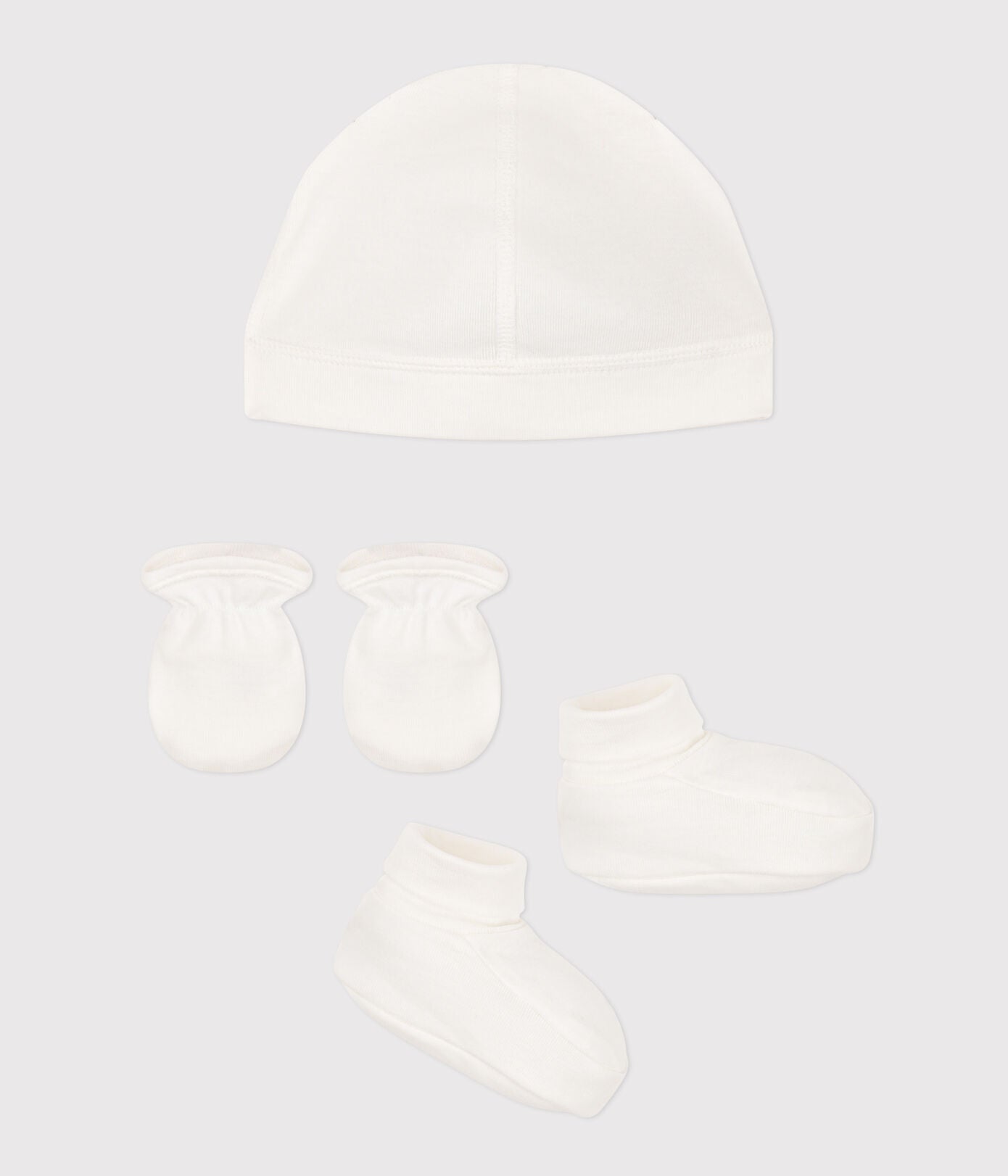 Petit Bateau - Ensemble Bonnet, Chaussons et Mitaines
