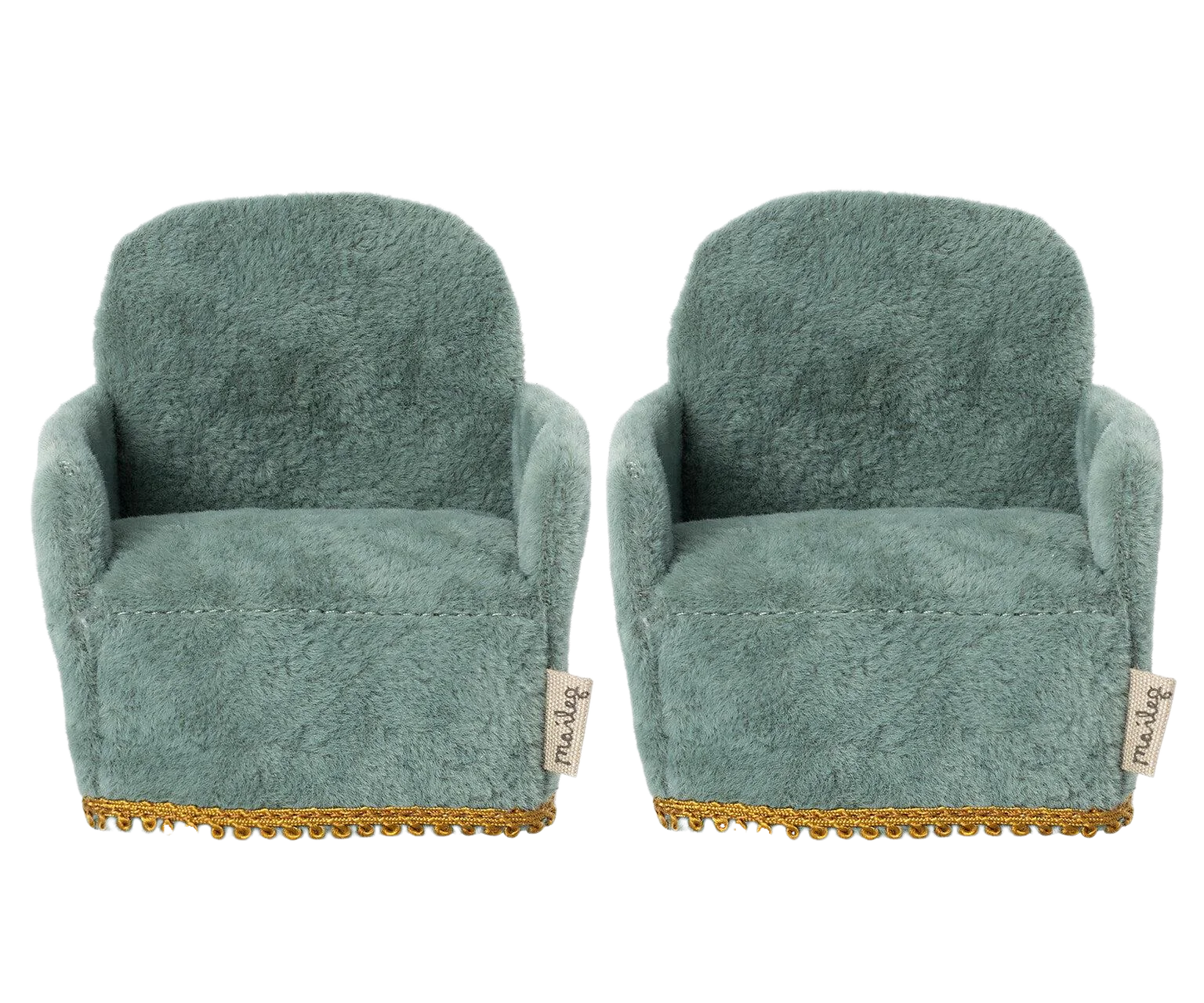 Maileg - Set of 2 Velvet Chairs