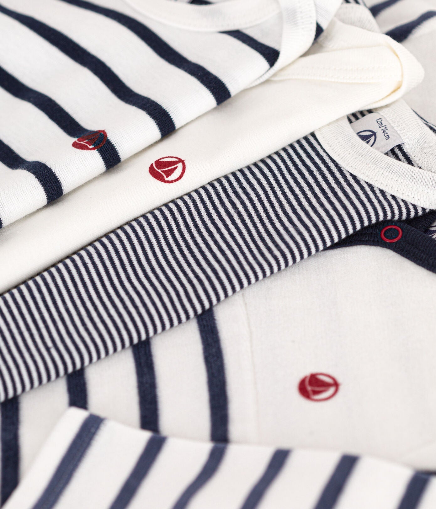 Petit Bateau - Ensemble Dors Bien et 3 Caches-couches à Rayures