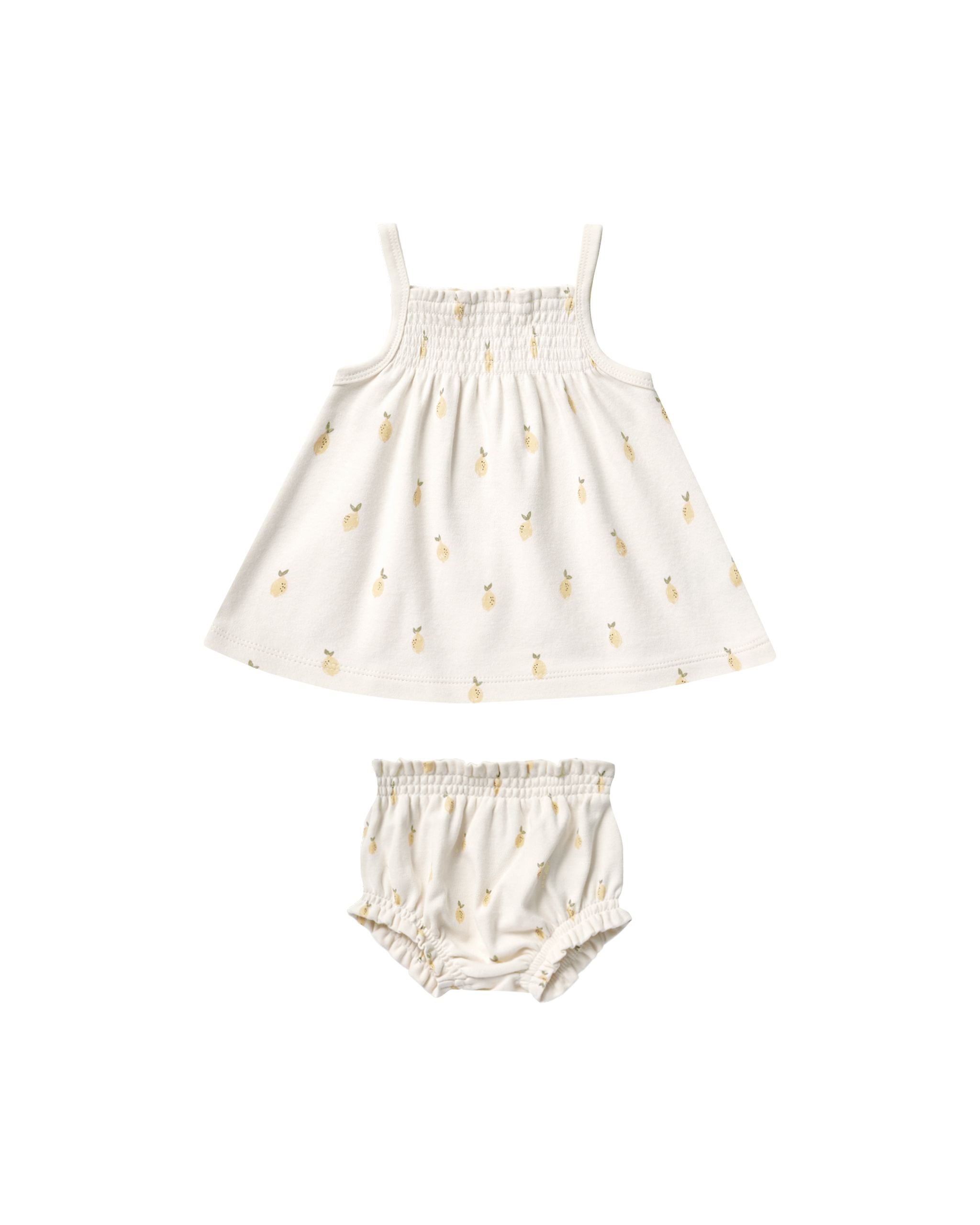 Quincy Mae - Smocked and Bloomer Top Set