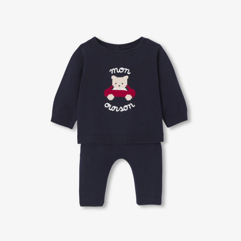 Jacadi - Ensemble en Tricot Fauve