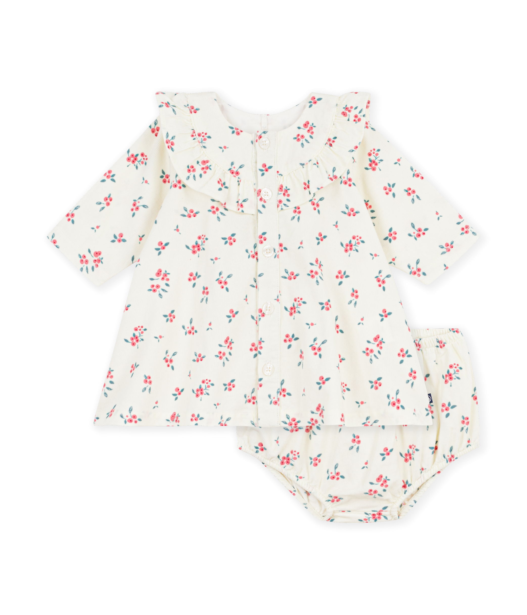 Petit Bateau - Baby's printed cotton floral dress