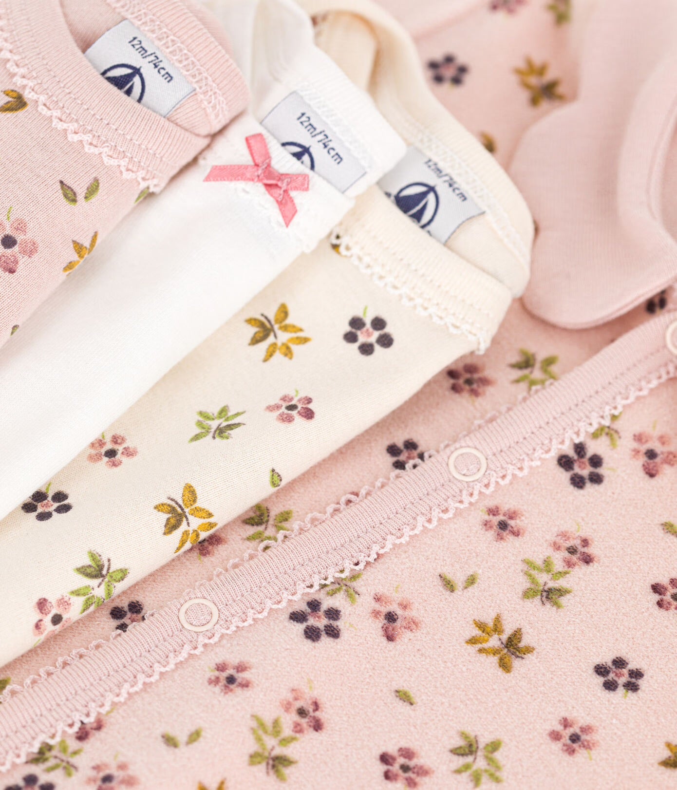 Petit Bateau - Ensemble Pyjama Dors Bien et 3 Cache-couches