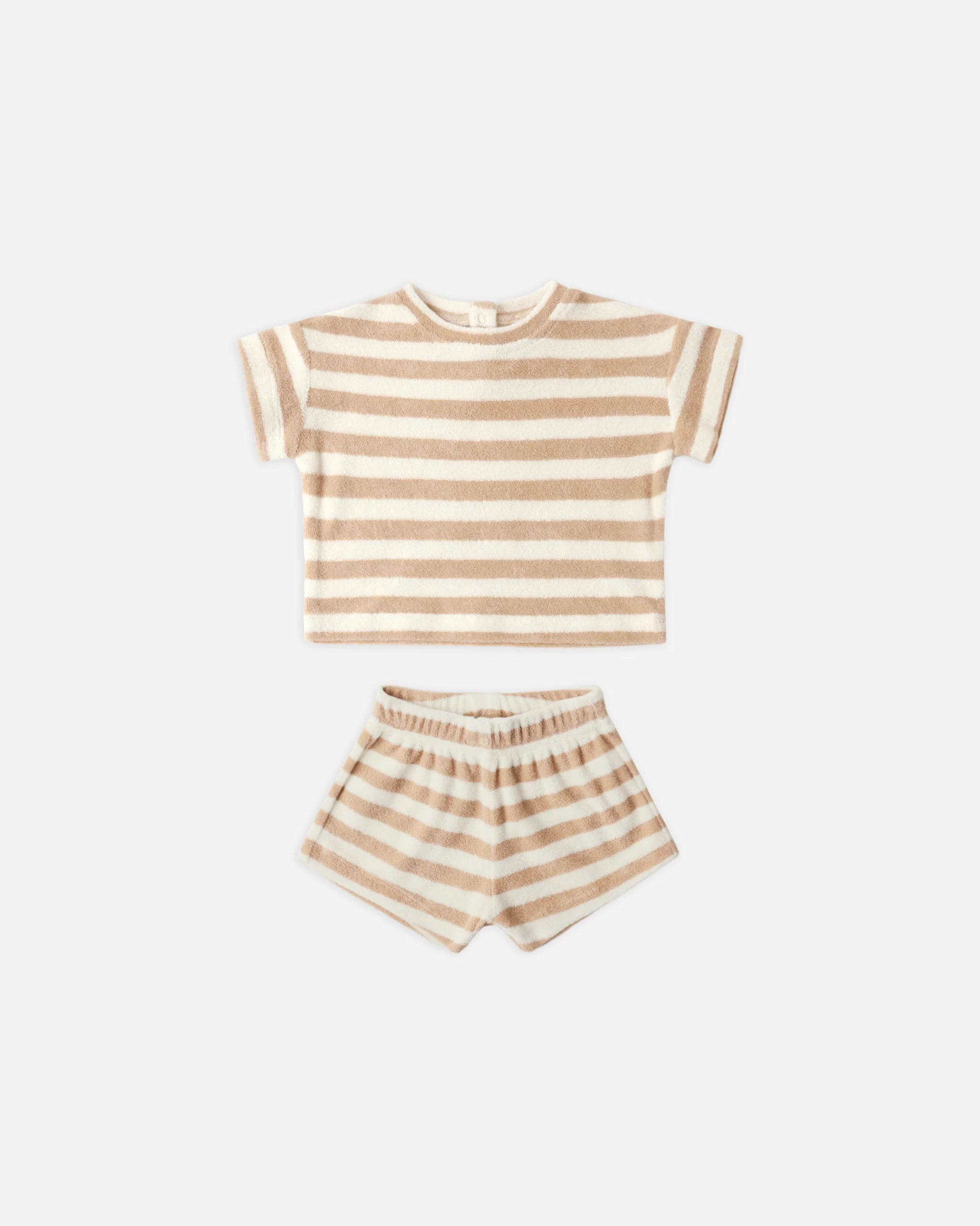 Quincy Mae - Ensemble Terry T-shirt + Short