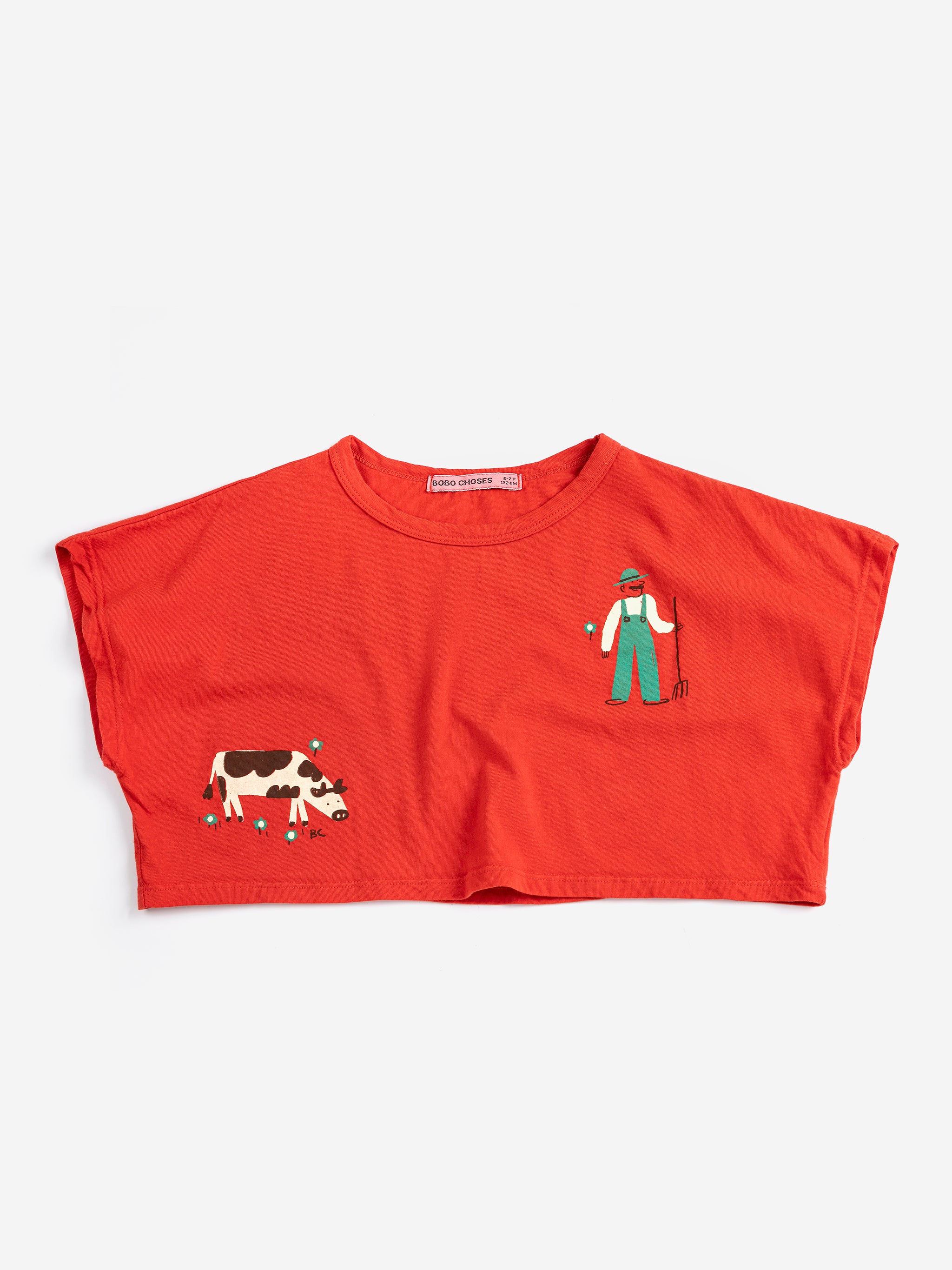 Bobo Choses - T-shirt Crop Farm Adventure