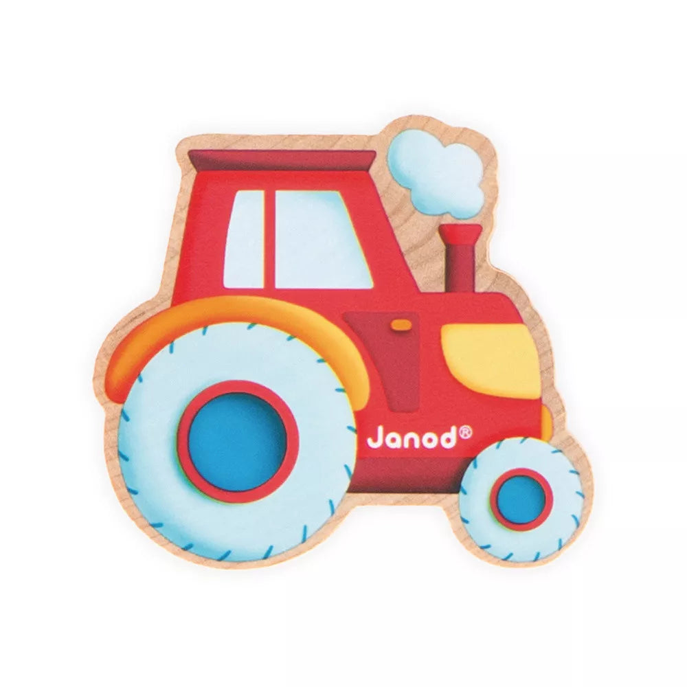 Janod - Farm beads in vegetables to put on