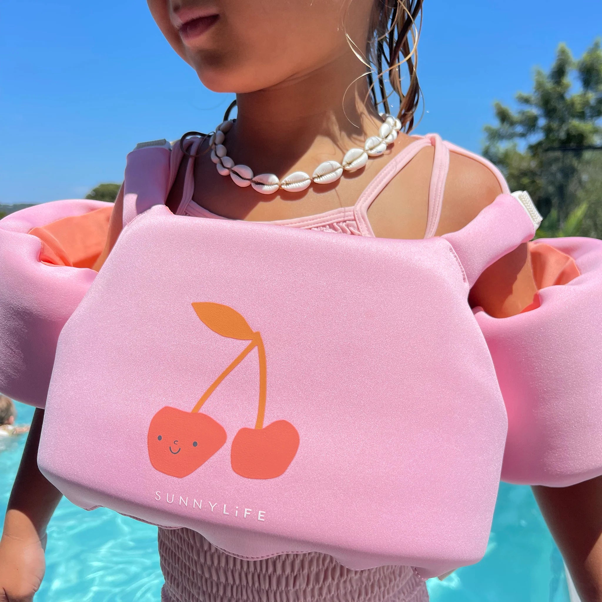 Sunnylife - Swimming Belt with Armbands 3-6 Cotton Candy