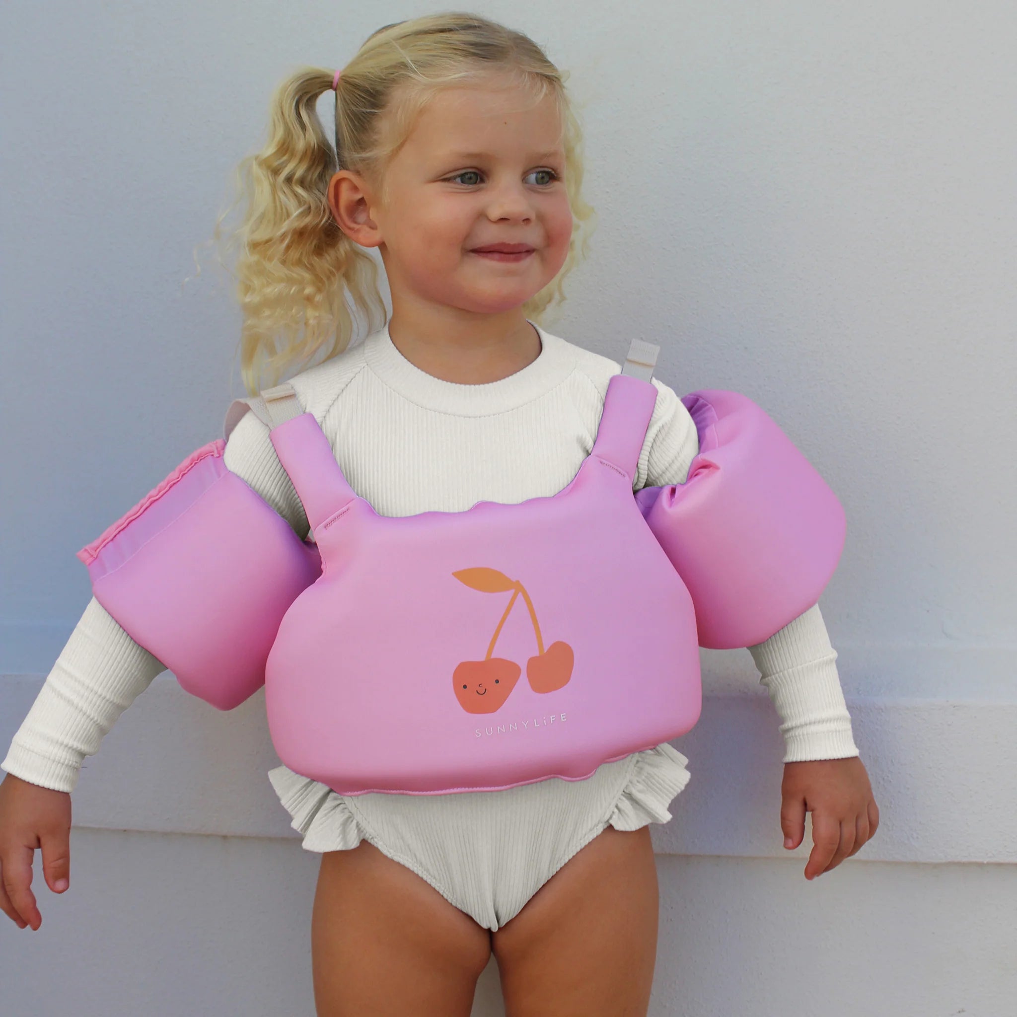 Sunnylife - Swimming Belt with Armbands 3-6 Cotton Candy