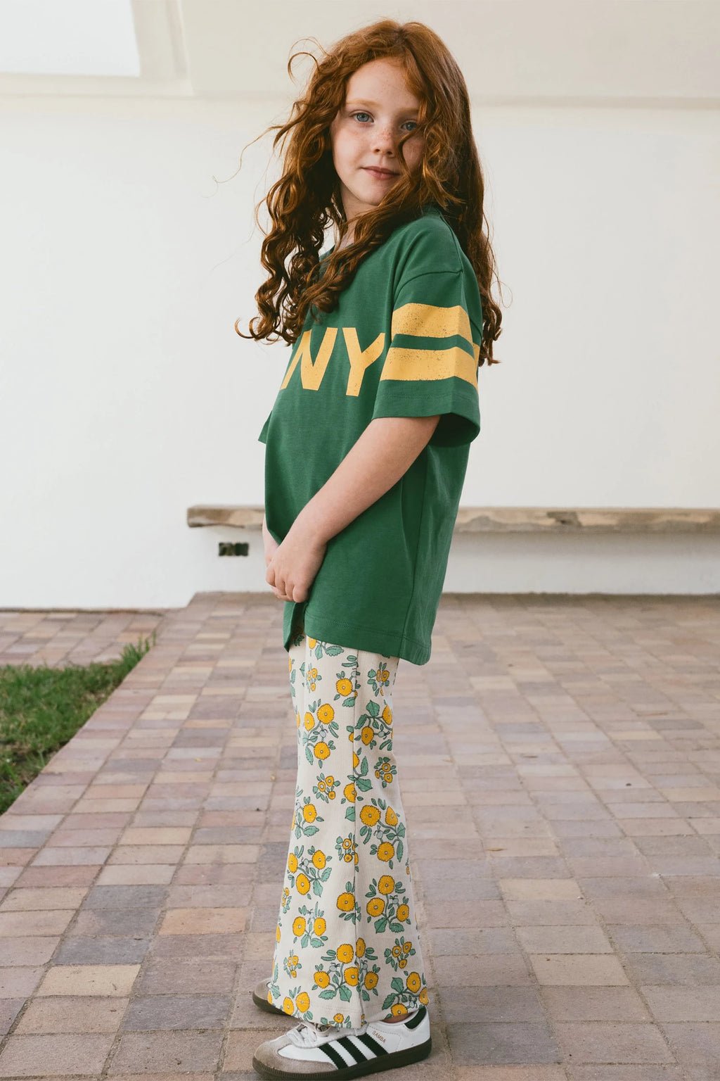 Flowers Rib Pant