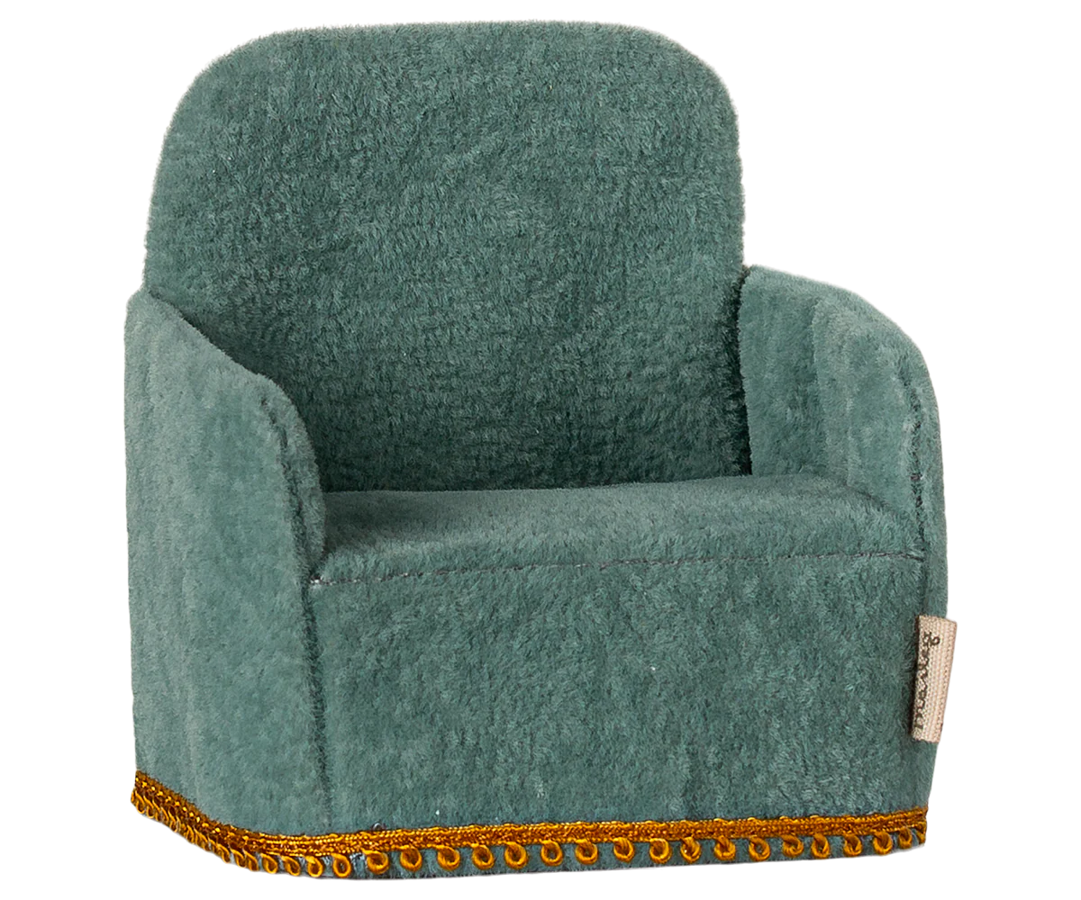 Maileg - Chaise pliante, Souris - Menthe