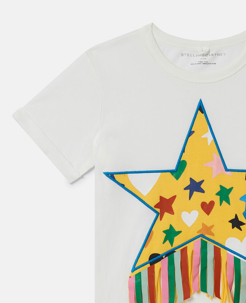 Stella McCartney - T-Shirt Étoile et Franges
