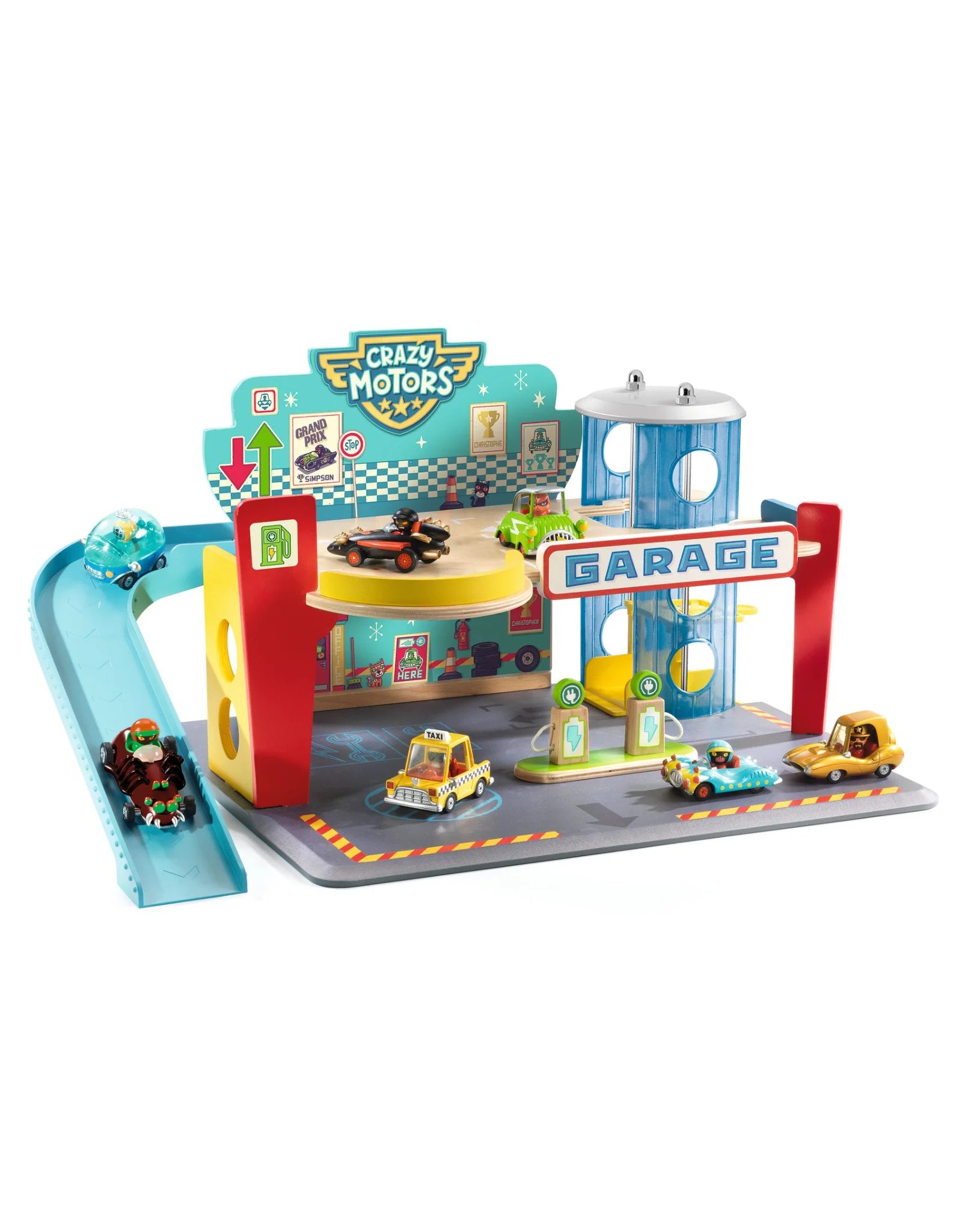 Djeco - Garage Crazy Motors