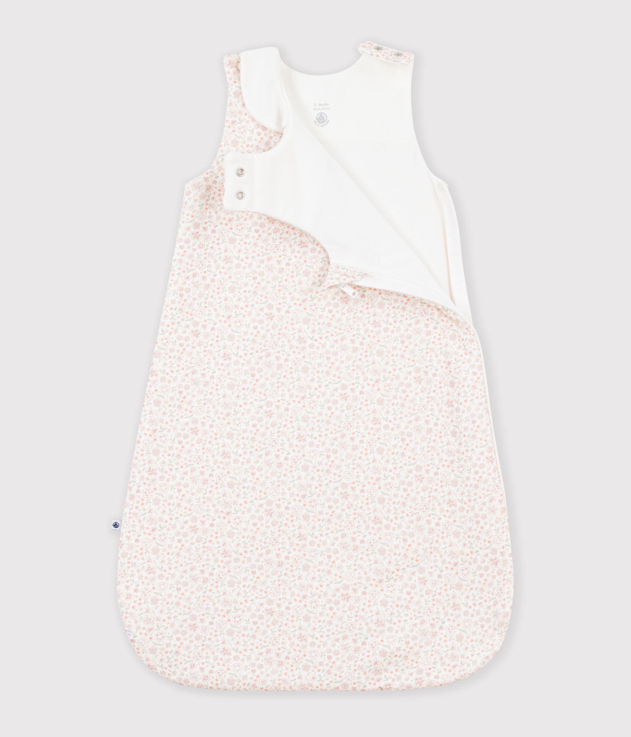 Petit Bateau - Gigoteuse en coton imprimé à fleurs TOG 1,5