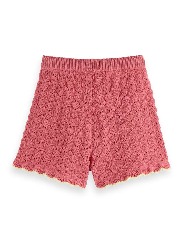 Scotch & Soda - Scalloped Knit Shorts
