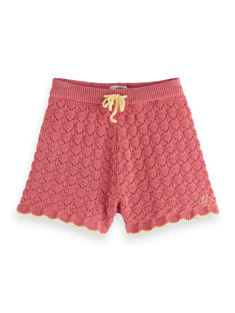 Scotch & Soda - Scalloped Knit Shorts