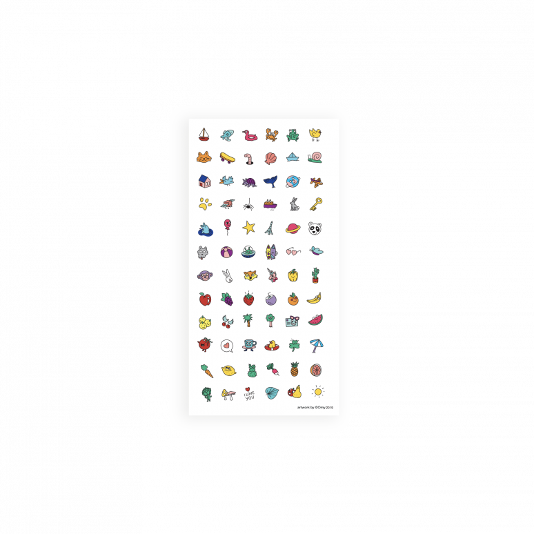 Nailmatic - Autocollants pour Ongles Happy Nails