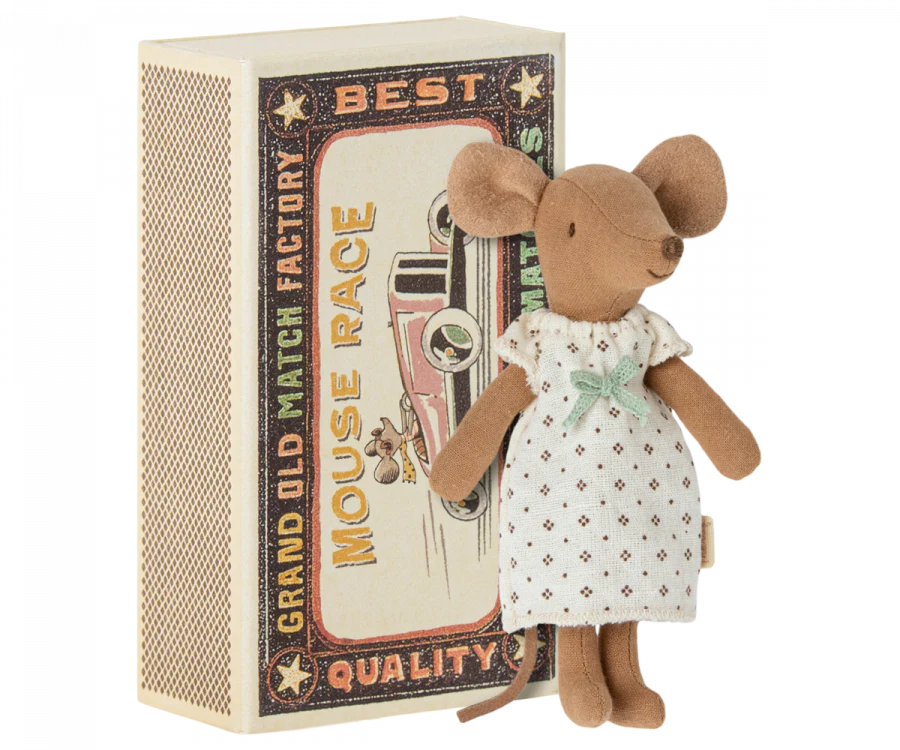 Maileg - Big sister mouse in a matchbox