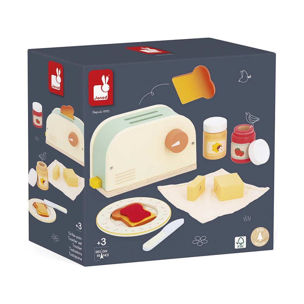 Janod - Mamie Soleil toaster set