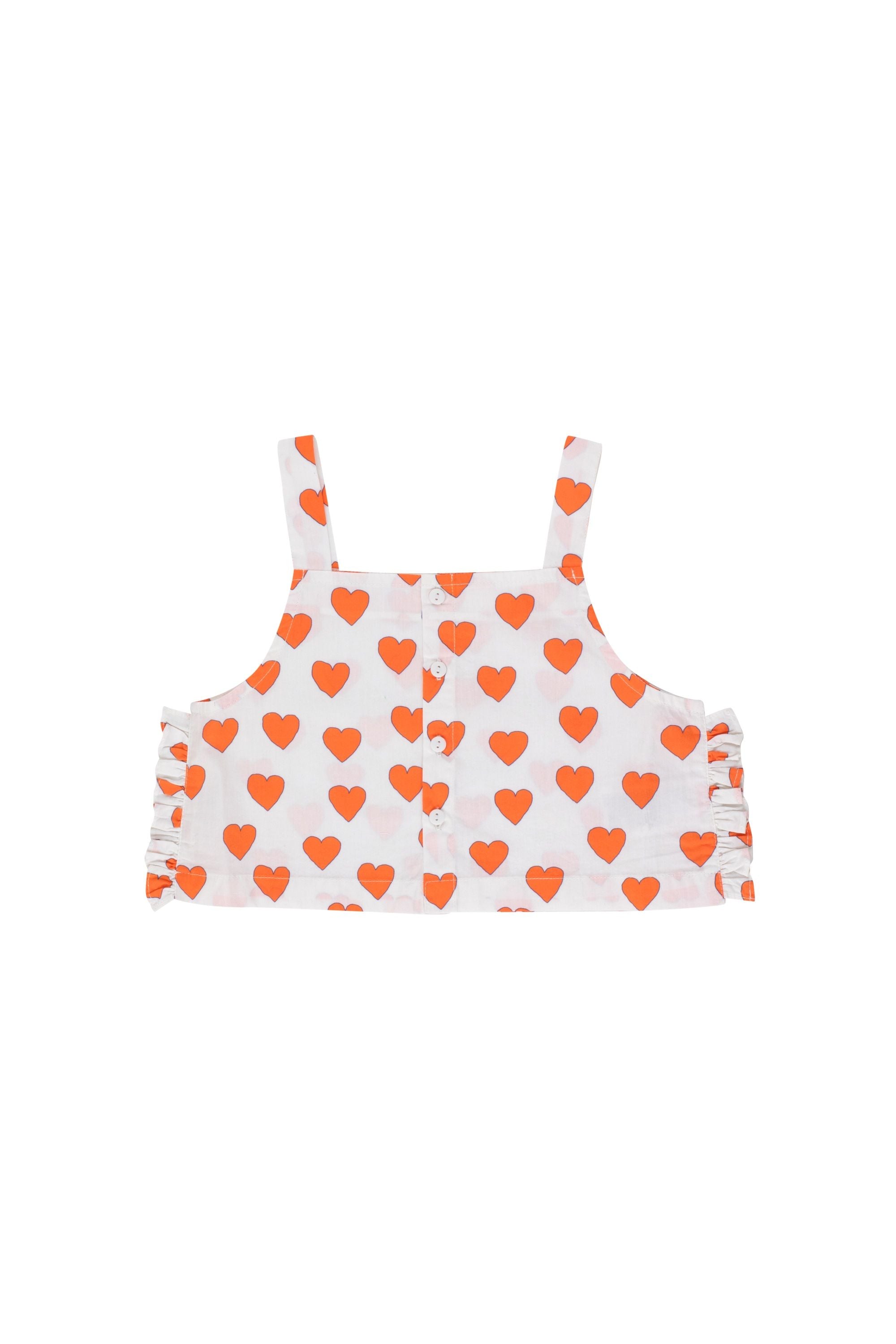 Tiny Cottons - Heart short top