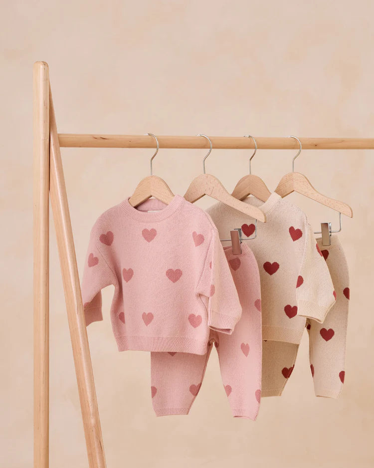 Quincy Mae - Heart sweater