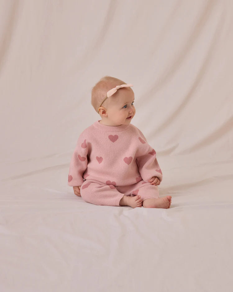 Quincy Mae - Heart sweater