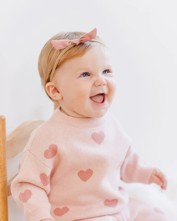 Quincy Mae - Heart sweater
