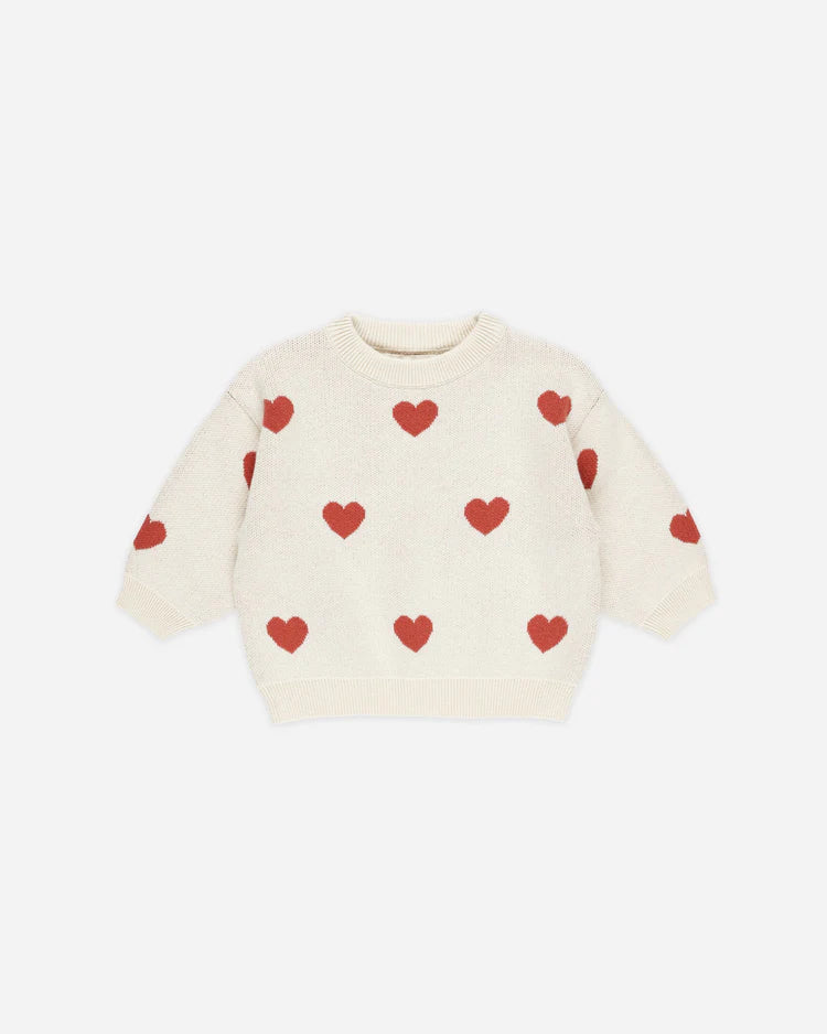 Quincy Mae - Heart sweater