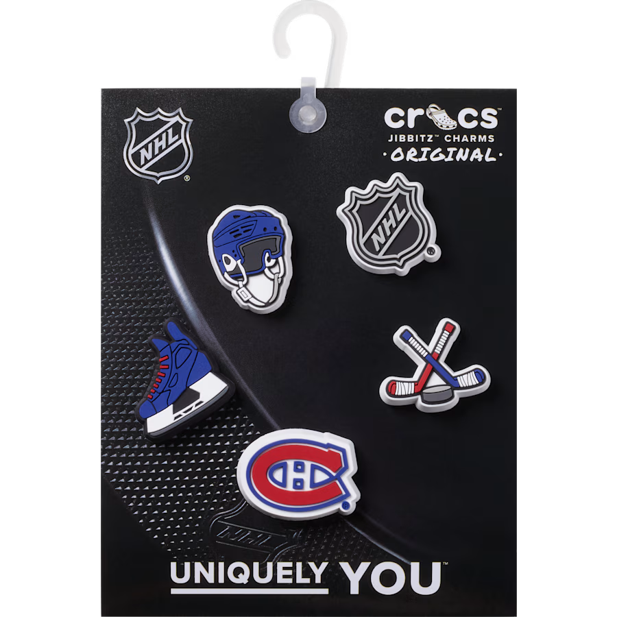 Crocs - Ensemble de 5 breloques NHL Canadiens Montréal