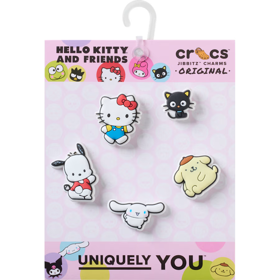 Crocs - Ensemble de 5 breloques Amis de Hello Kitty