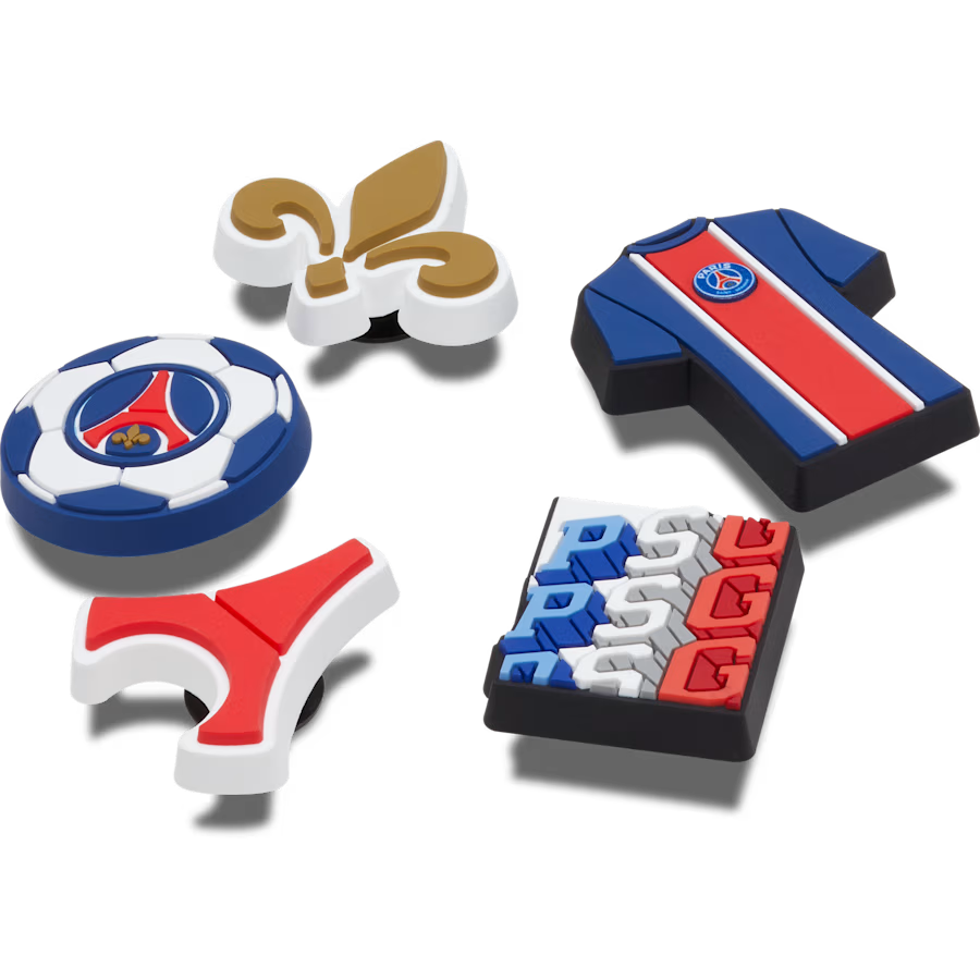 Crocs - Ensemble de 5 breloques Paris Saint-Germain