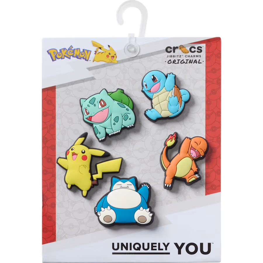 Crocs - Ensemble de 5 breloques Combo Pokemon
