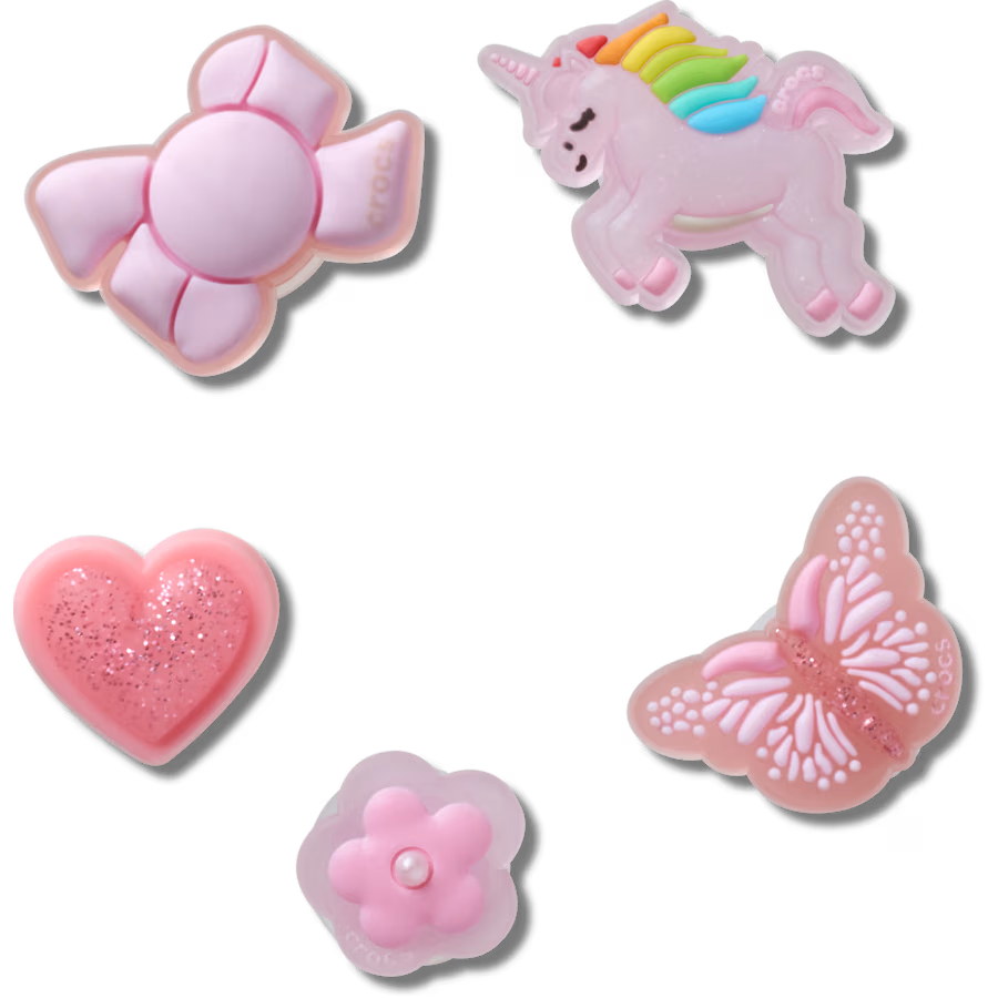 Crocs - Ensemble de 5 breloques Tiny Girl Favorites