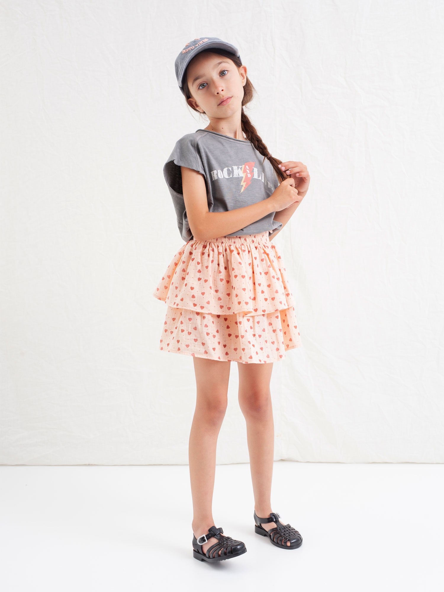 Tocoto Vintage - Mini Heart Skirt