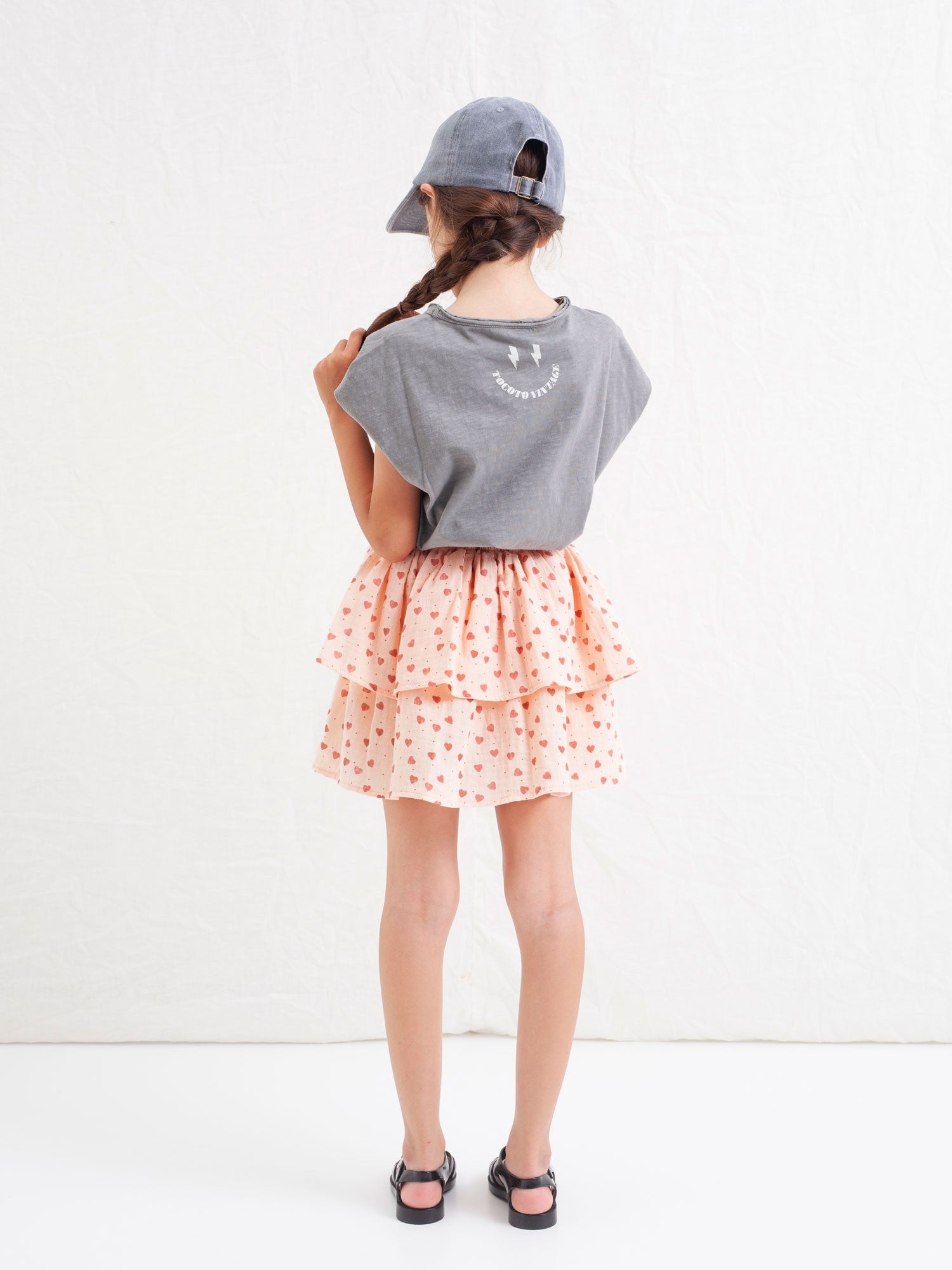 Tocoto Vintage - Mini Heart Skirt