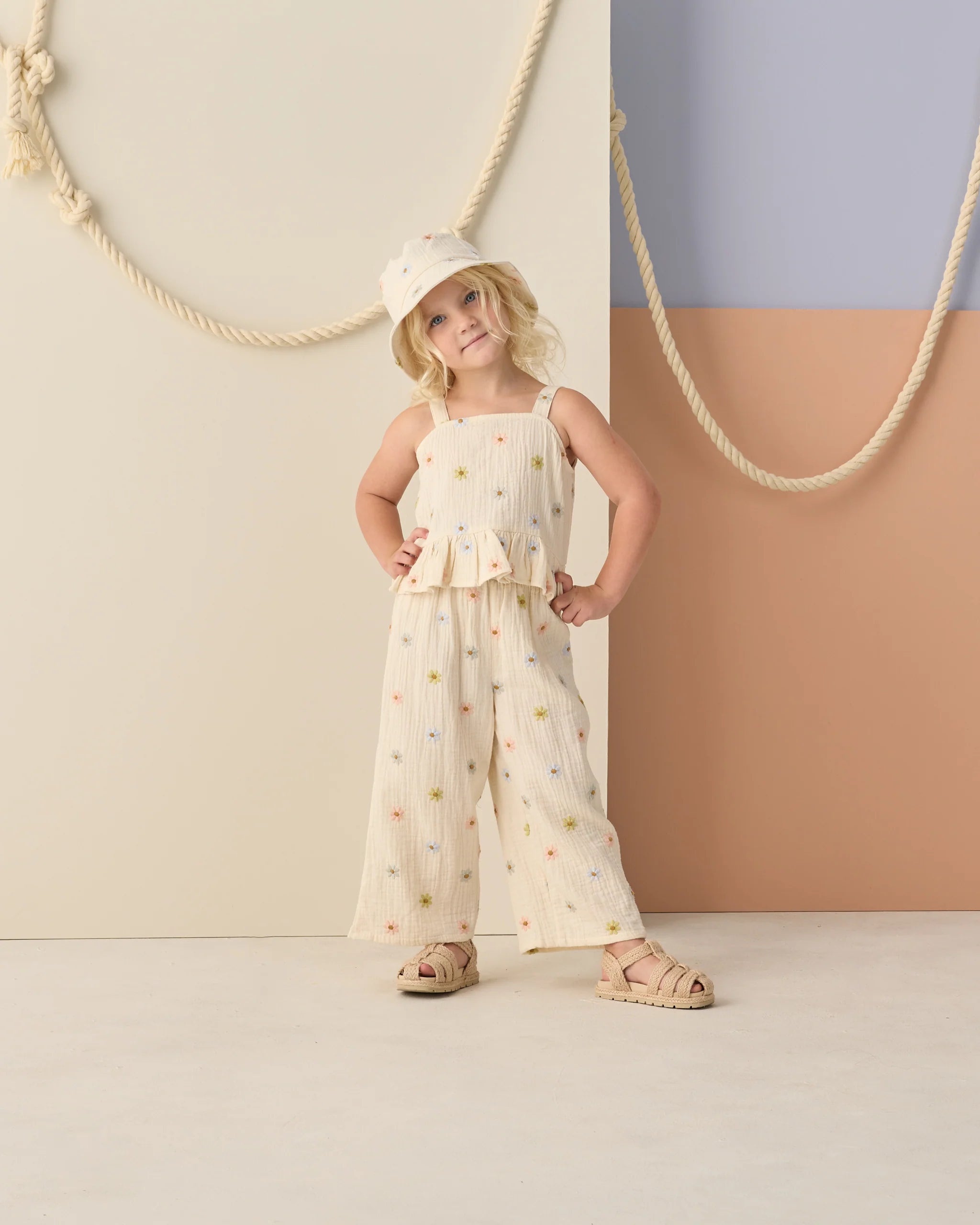 Rylee + Cru - Kayli Set Marguerites Brodées