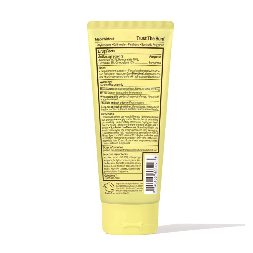 Sun Bum - Crème Solaire SPF 50 Lotion 6 oz