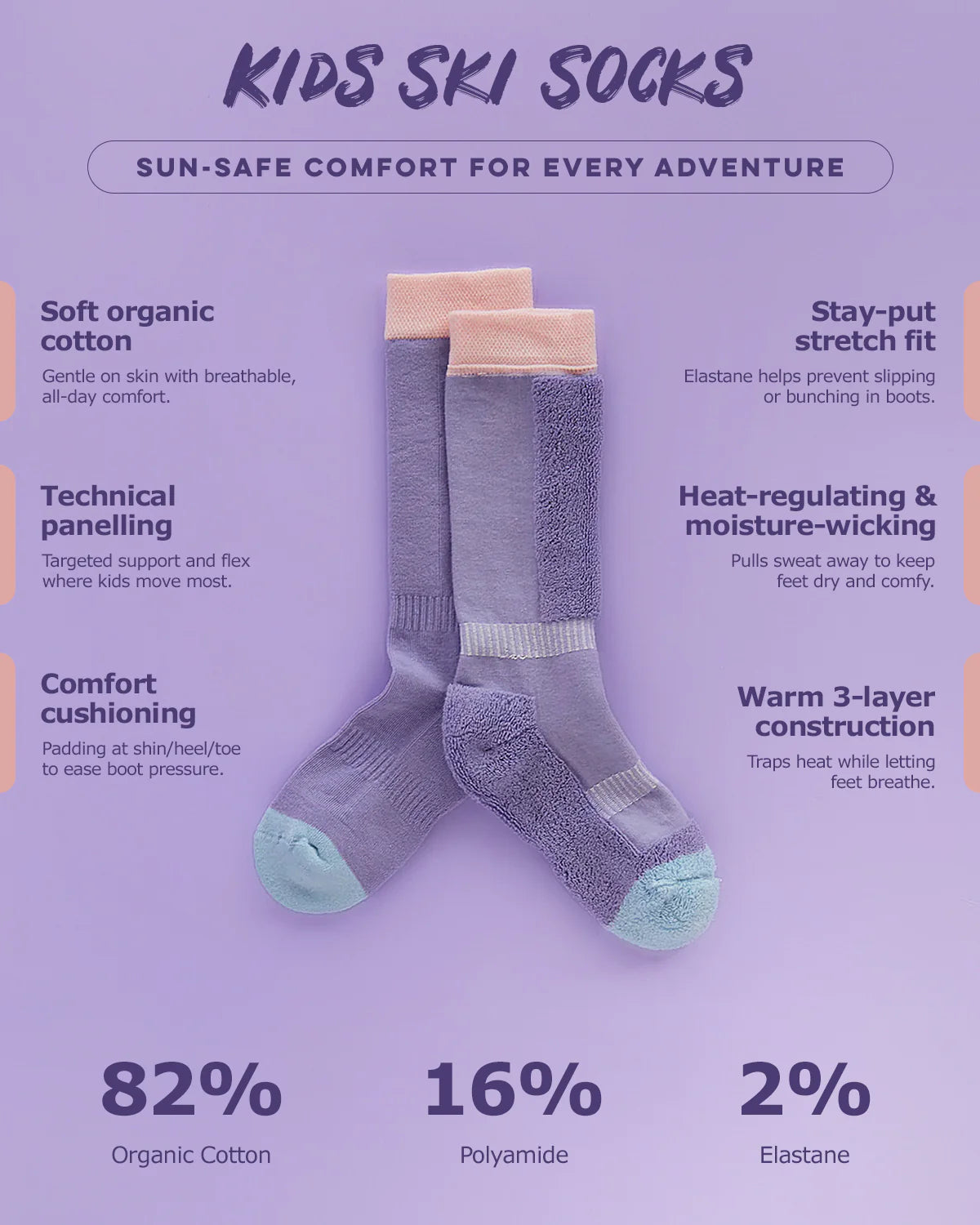 Roarsome - Chaussettes de ski