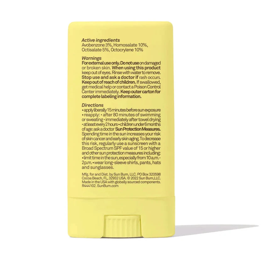 Sun Bum - Crème Solaire visage SPF 50 en bâton 0.53 oz