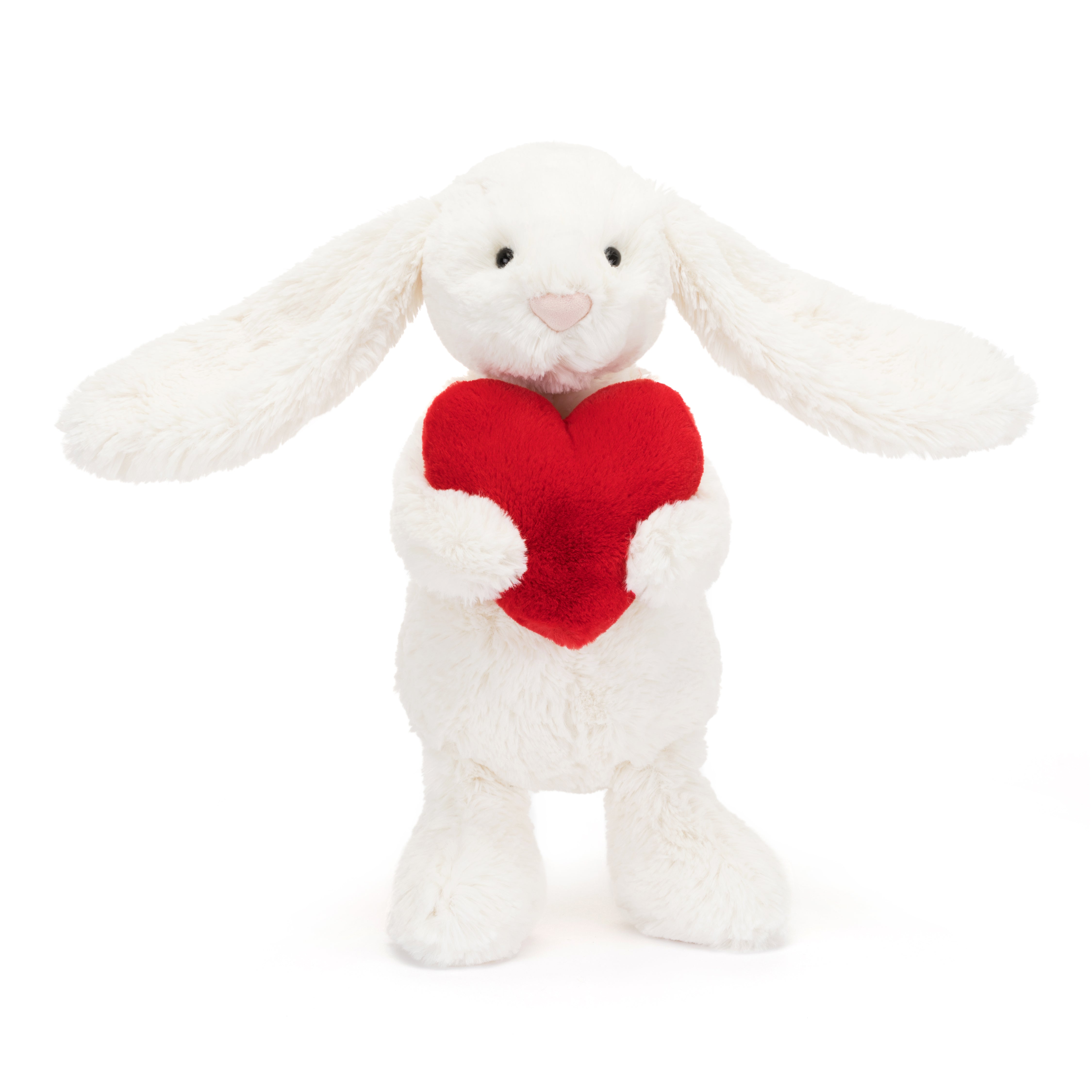 Jellycat - Red Bashful Love Heart Bunny