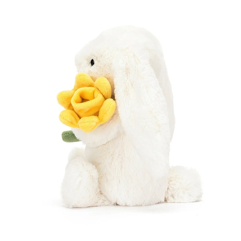 Jellycat - Bashful rabbit with daffodil