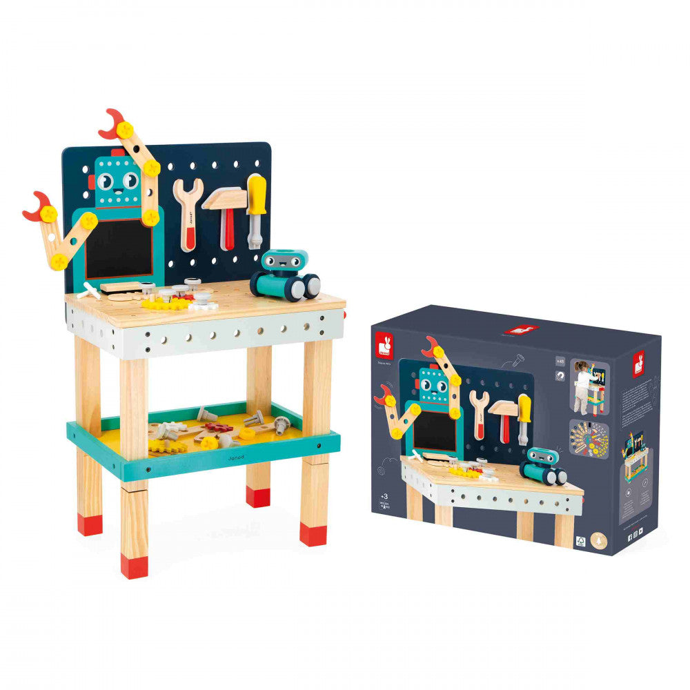 Janod - Brico'Kids DIY Worktop Large Robot