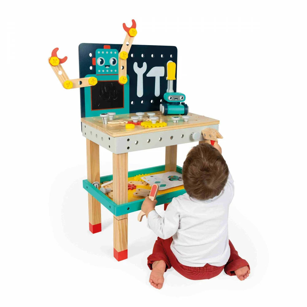 Janod - Brico'Kids DIY Worktop Large Robot