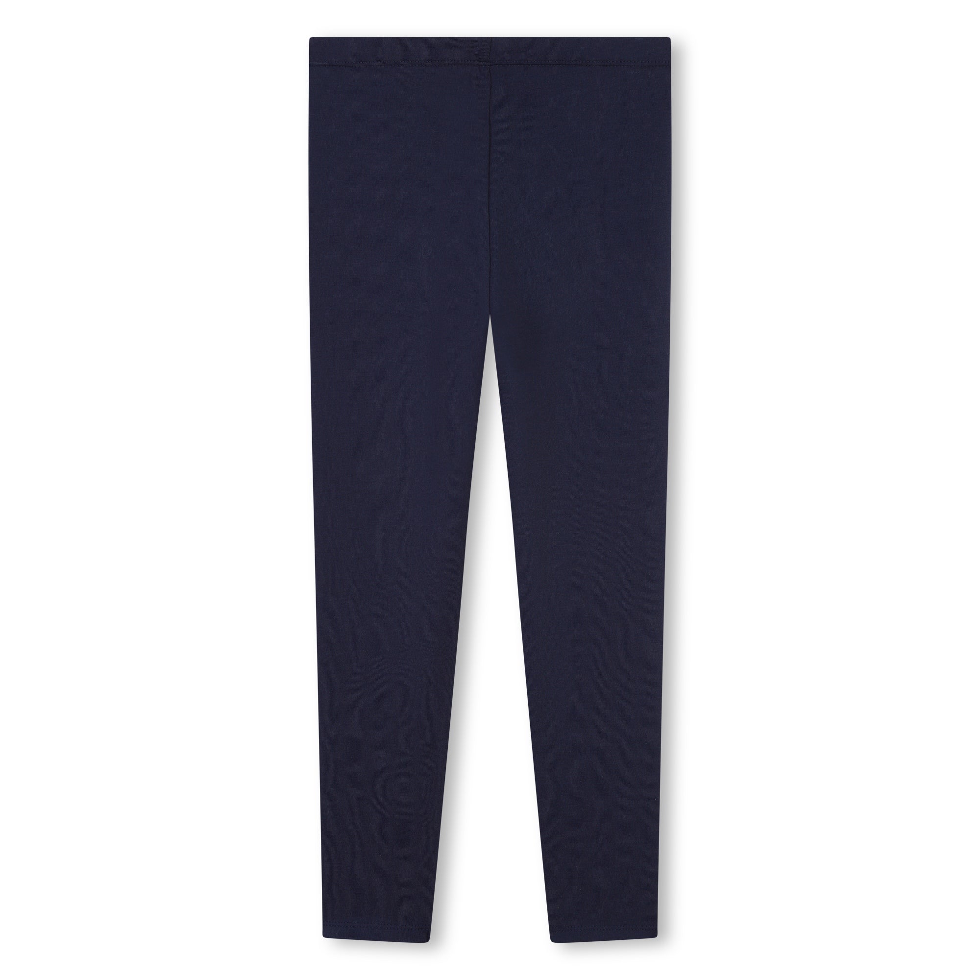 Aplat d'un legging bleu marin pour enfant.