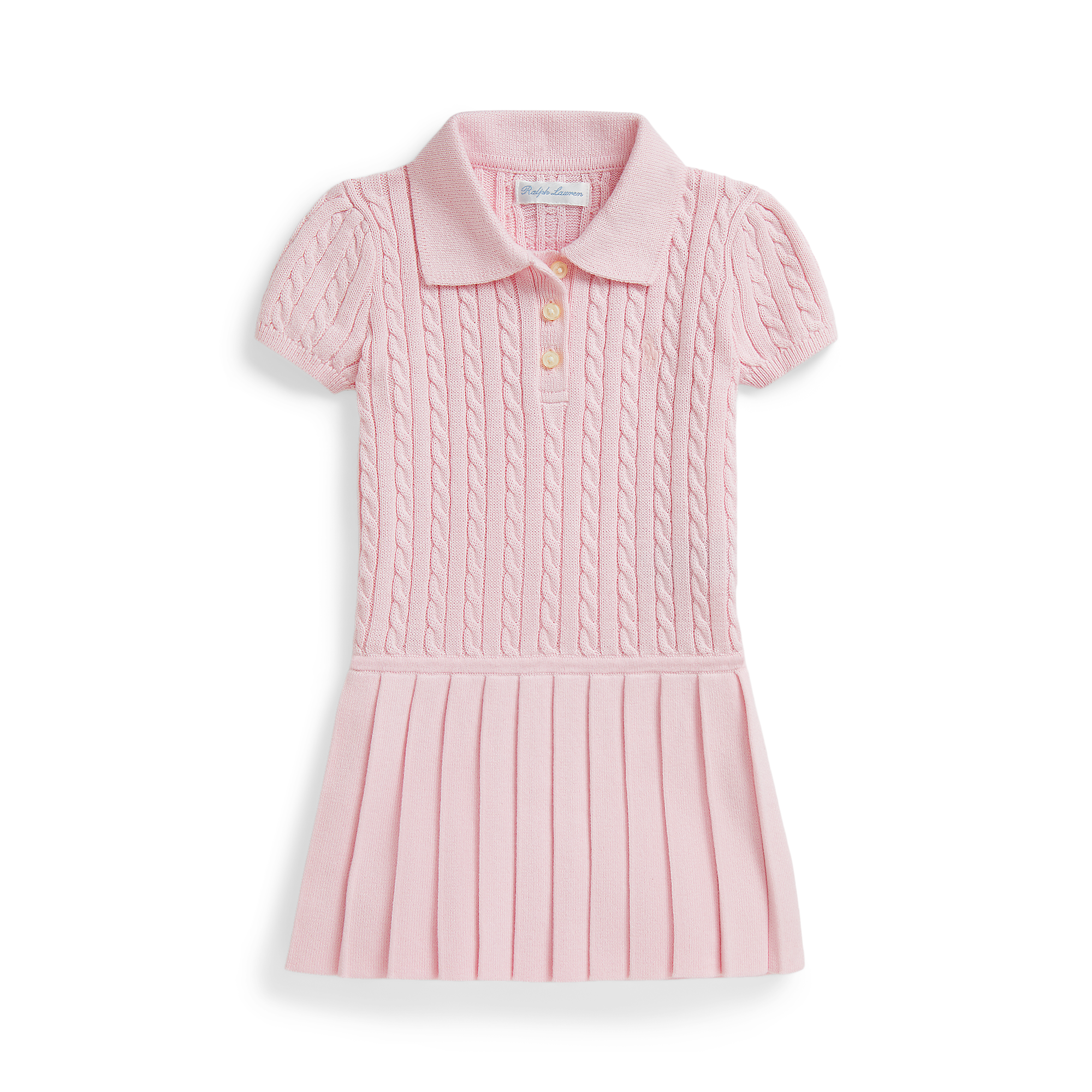 Polo Ralph Lauren - Mini-robe Polo en maille câblée