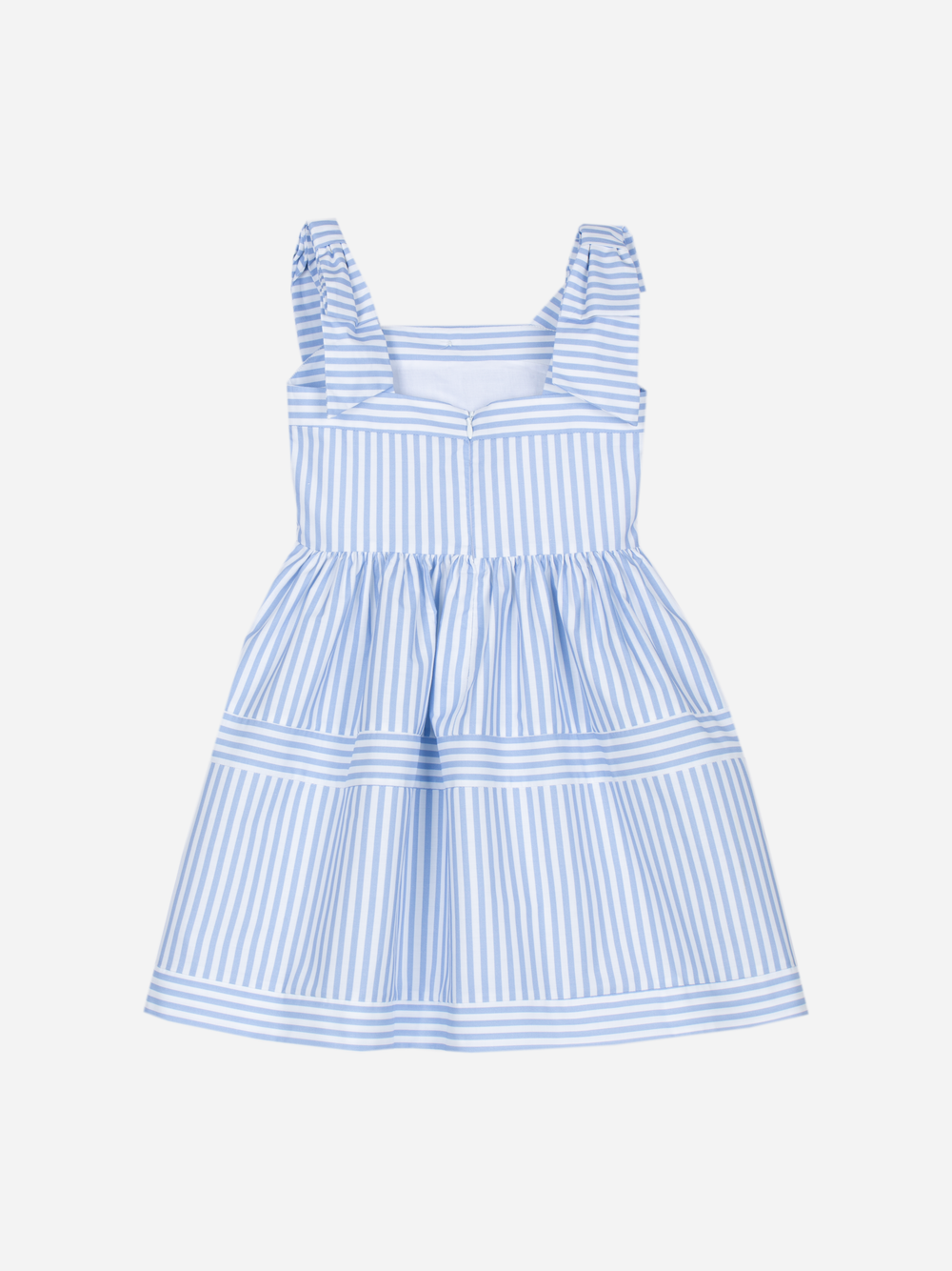 Patachou - Robe bleu clair à rayures