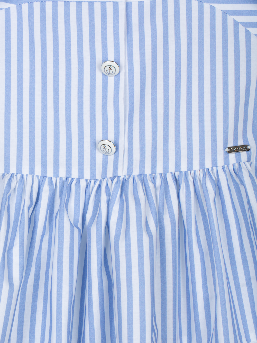 Patachou - Robe bleu clair à rayures