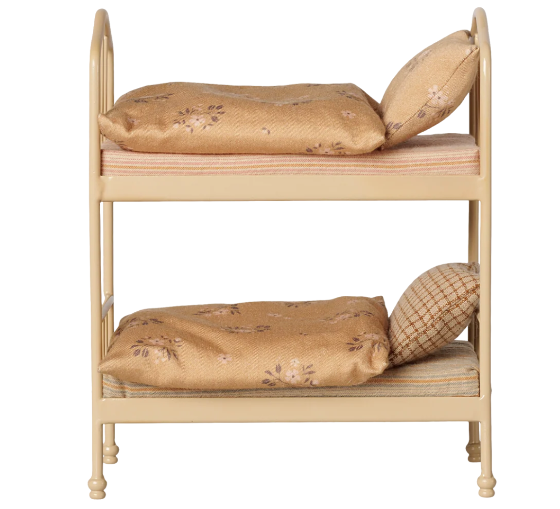 Maileg - Bunk Bed, Mouse, Beige
