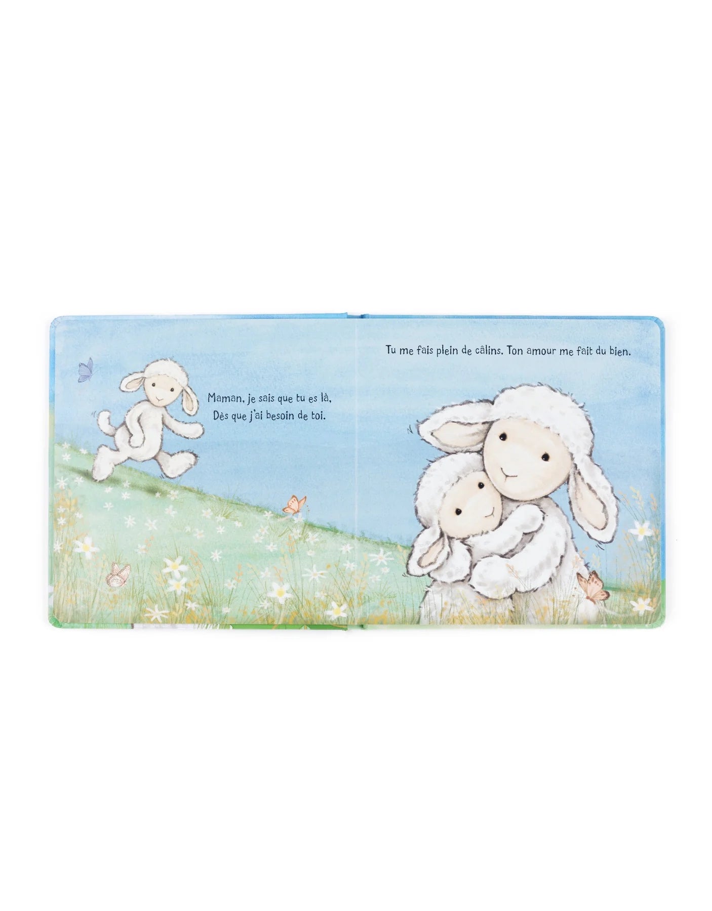 Jellycat - Book Shy Lamb and his Mummy